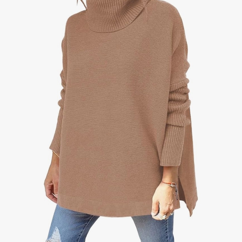 Elegant Turtleneck Oversized Sweater